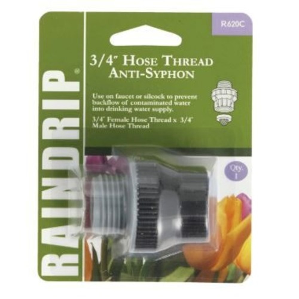 NEW Raindrip Faucet‎ 3/4" Hose Thread Anti-Syphon R620C + filter Drinking water